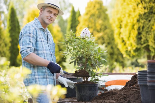 Written record and inspection of garden work concerns